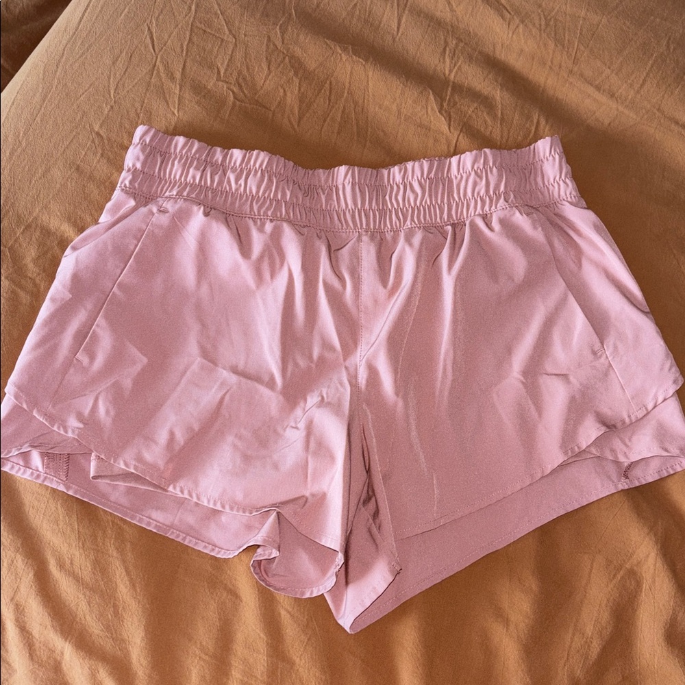 BUNDLE FOR DISCOUNT- Women's mauve running Shorts fits like a Medium
